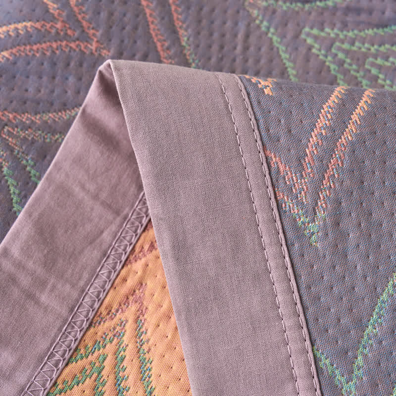 Cotton Gauze Yarn-dyed Jacquard Breathable Quilt