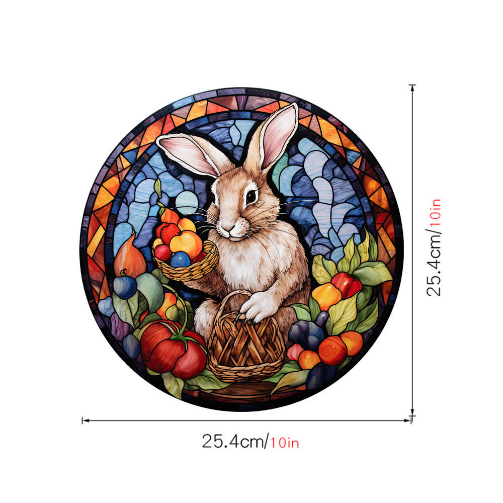 Easter Bunny Anti-collision Static Warning Sticker