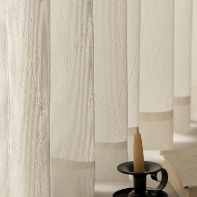 Modern Minimalist Light Filtering Texture Curtain