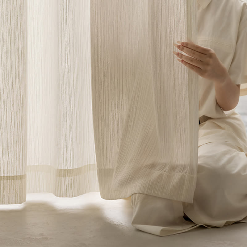 Modern Minimalist Light Filtering Texture Curtain