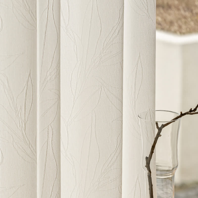 Modern Minimalist Light Filtering Texture Curtain