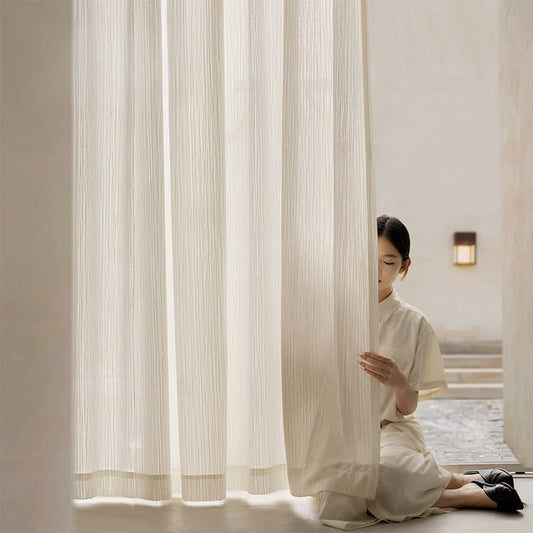 Modern Minimalist Light Filtering Texture Curtain