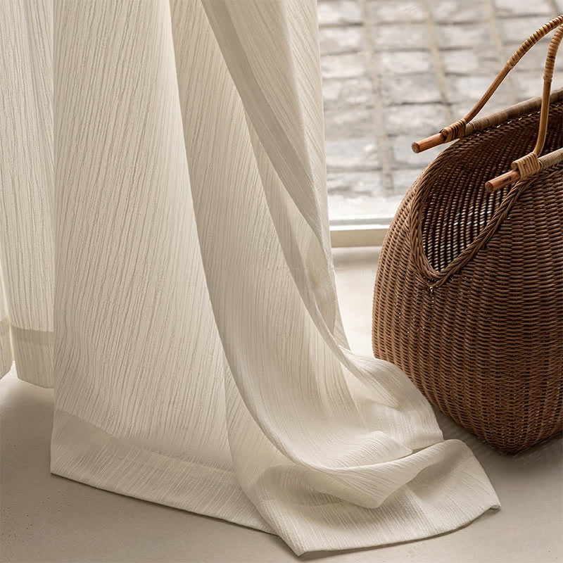 Modern Minimalist Light Filtering Texture Curtain