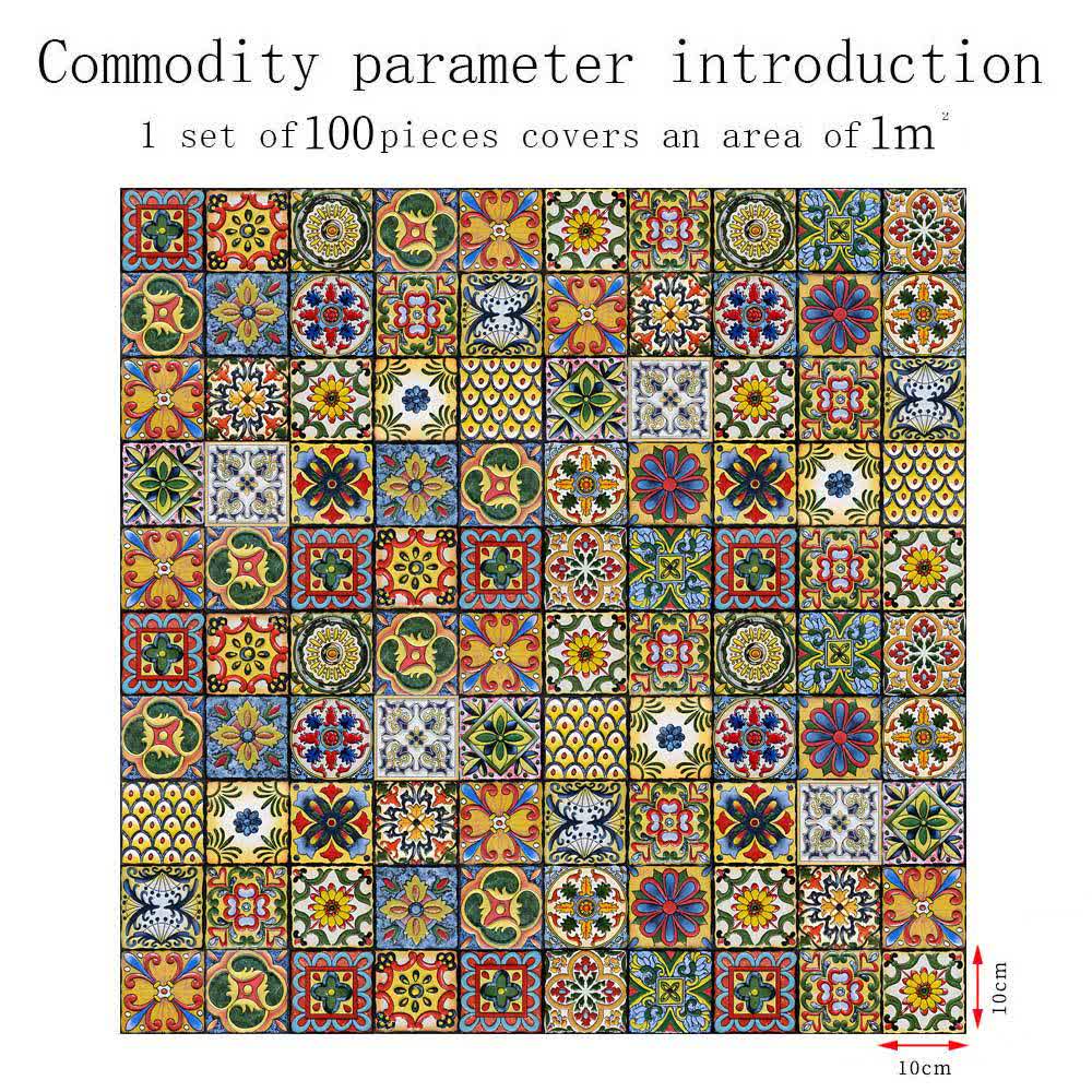 Decorative Peel & Stick Wall Tile Stickers