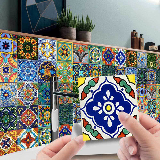 Moroccan Style DIY Wall Tile Stickers