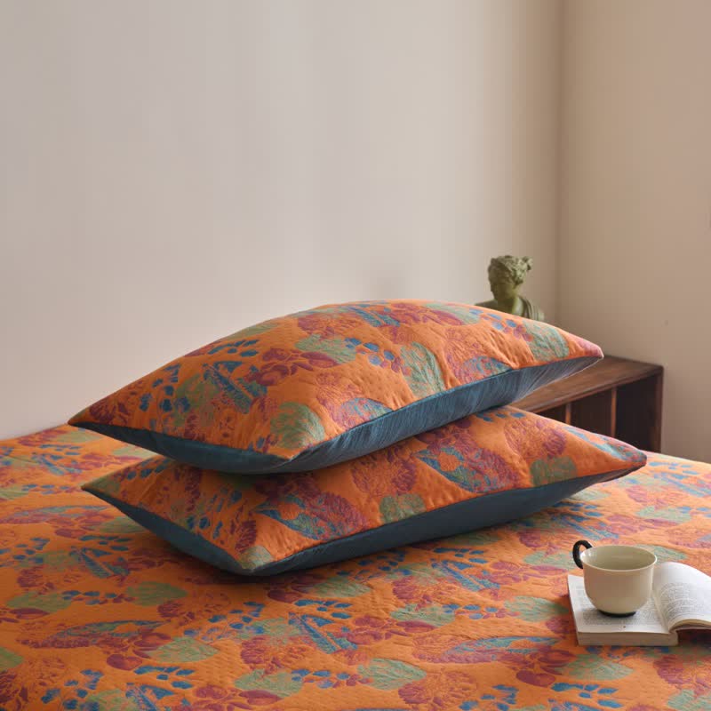 Yarn-dyed Jacquard Cotton Gauze Breathable Fitted Sheet