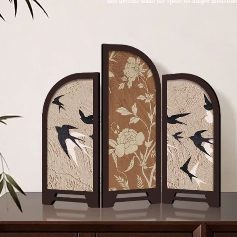 Foldable Screen Desktop Vintage Ornament