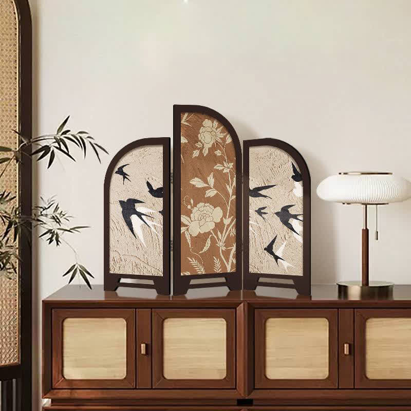 Foldable Screen Desktop Vintage Ornament