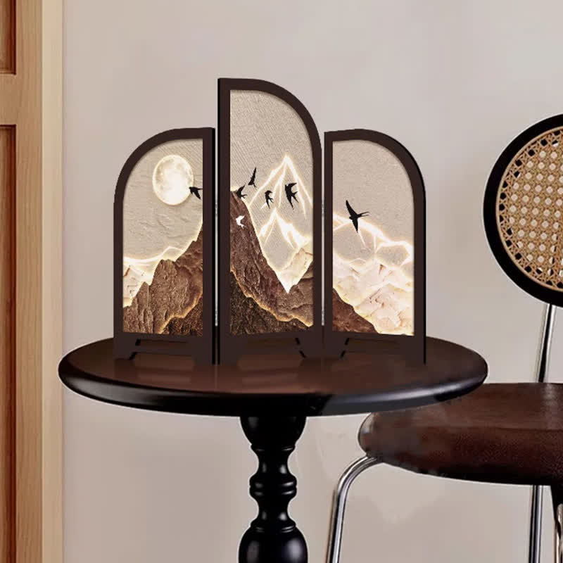 Foldable Screen Desktop Vintage Ornament