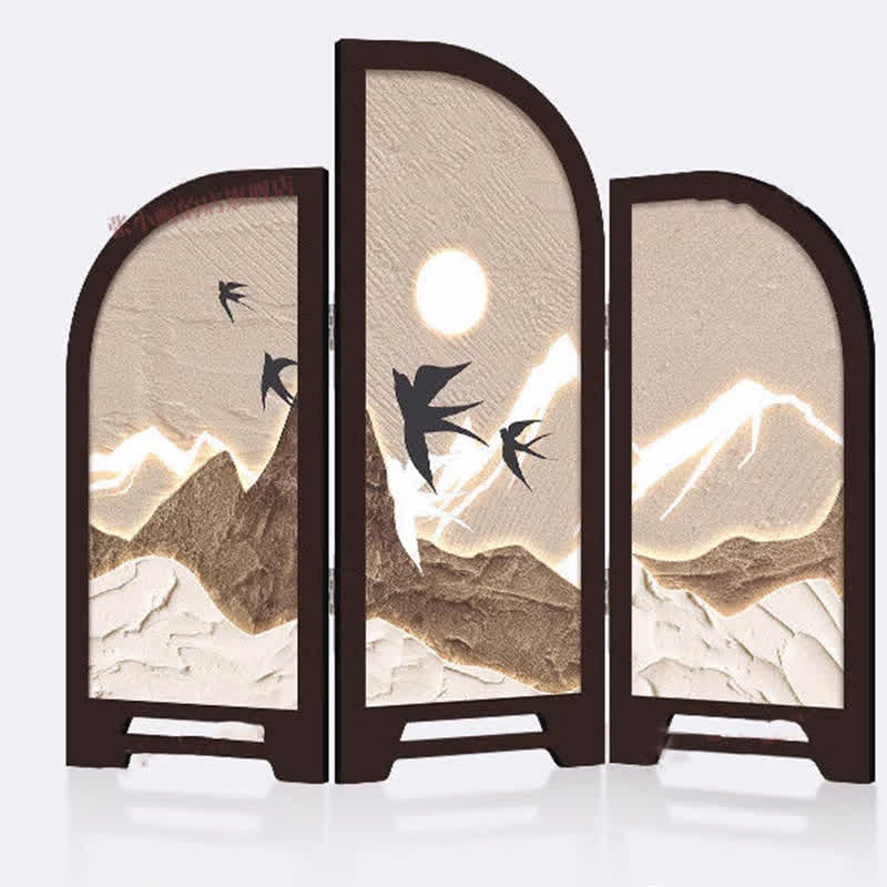 Foldable Screen Desktop Vintage Ornament