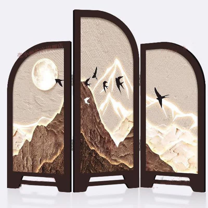 Foldable Screen Desktop Vintage Ornament