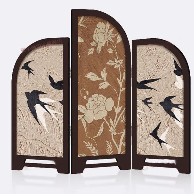 Foldable Screen Desktop Vintage Ornament