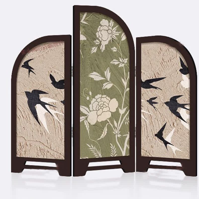 Foldable Screen Desktop Vintage Ornament