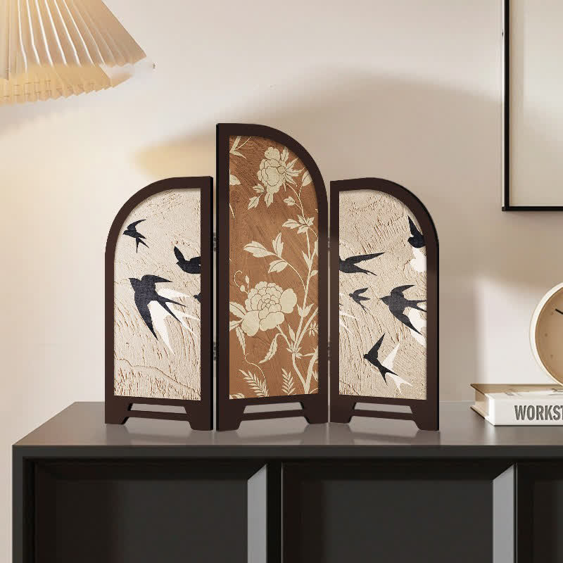 Foldable Screen Desktop Vintage Ornament