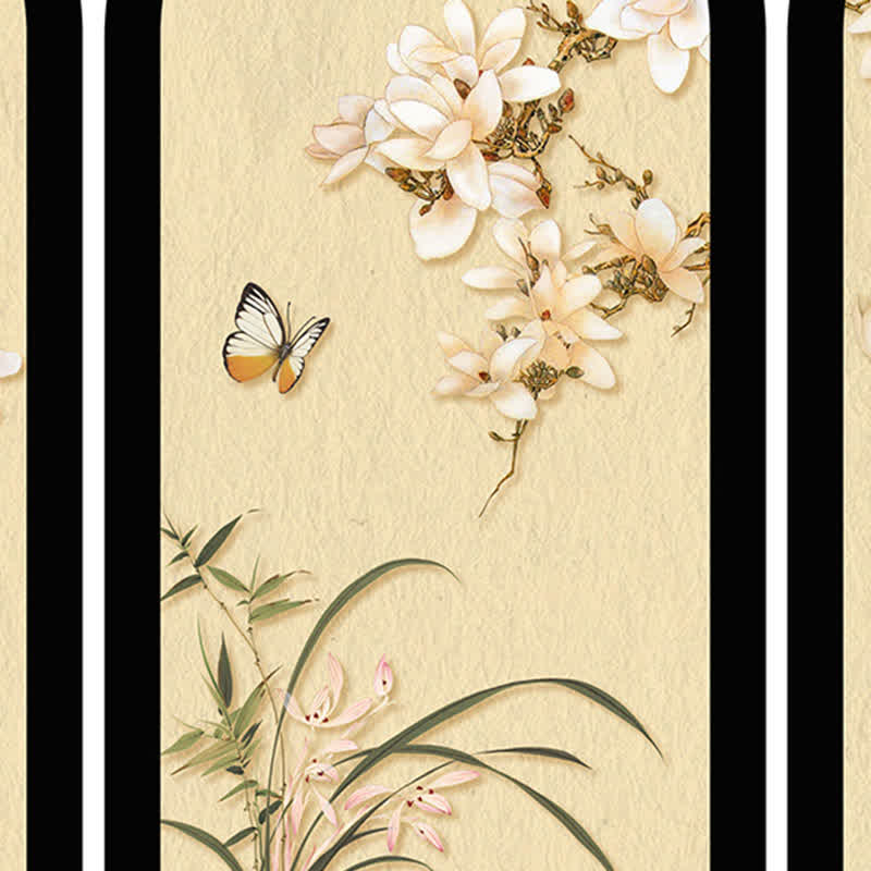 Foldable Floral Bird Decorative Desktop Ornament