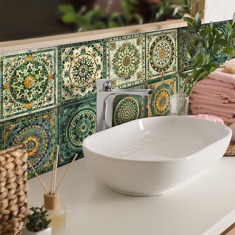 Moroccan Style DIY Peel & Stick Wall Tile Stickers