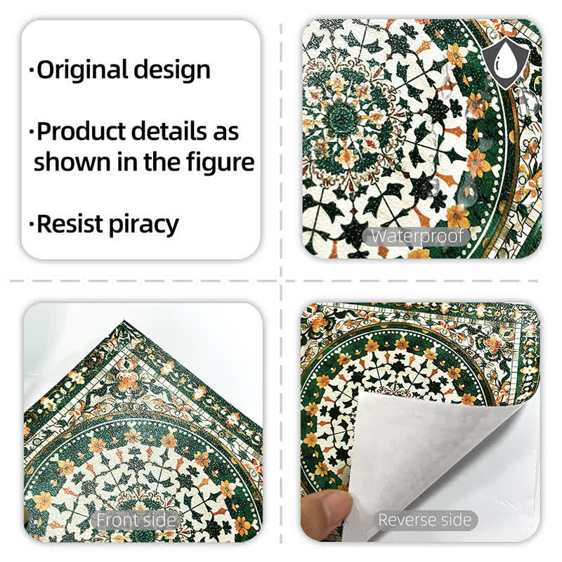 Moroccan Style DIY Peel & Stick Wall Tile Stickers