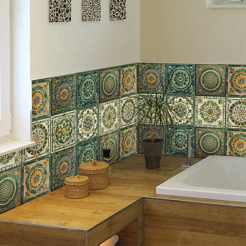 Moroccan Style DIY Peel & Stick Wall Tile Stickers