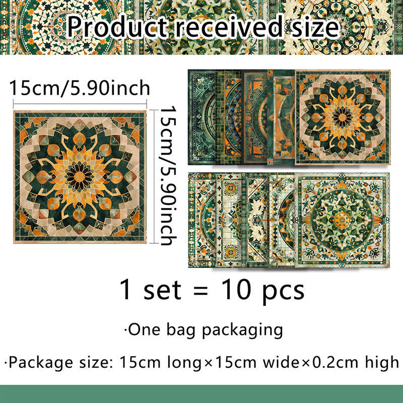 Moroccan Style DIY Peel & Stick Wall Tile Stickers