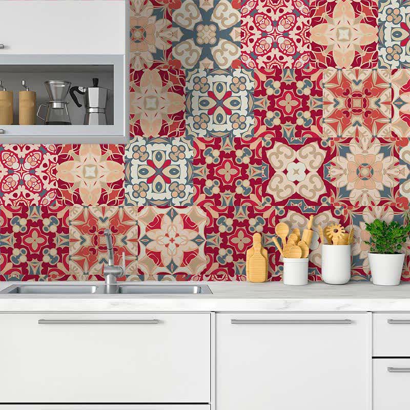 Moroccan Waterproof Backsplash Tile Decals