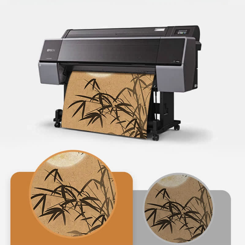 Vintage Bamboo Foldable Screen Desktop Ornament