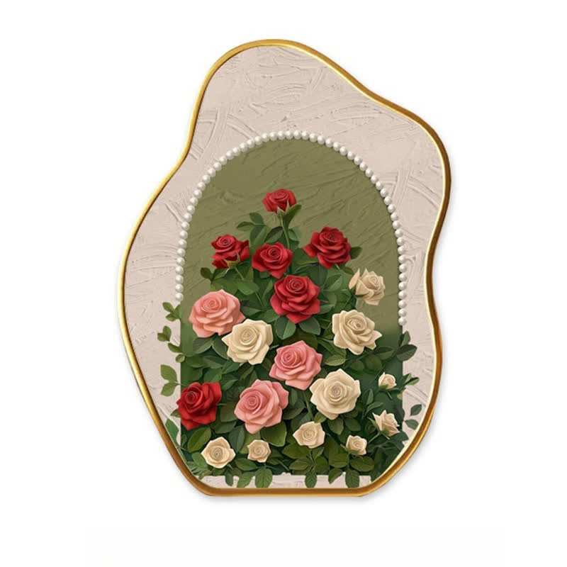 Rural Rose Desktop Painting Ornament