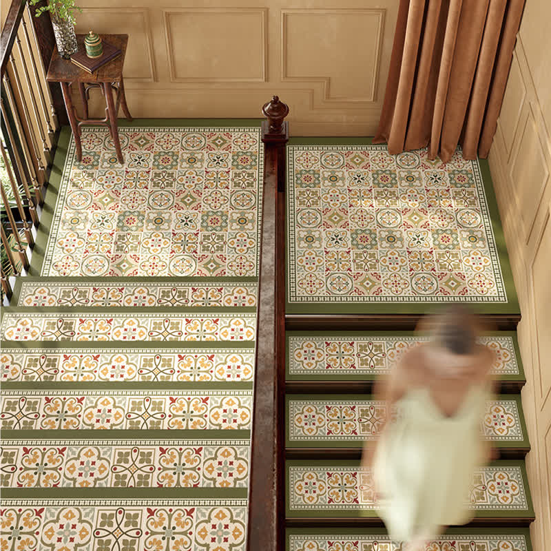 Bohemian Diatom Mud Non-slip Stair Treads Carpet