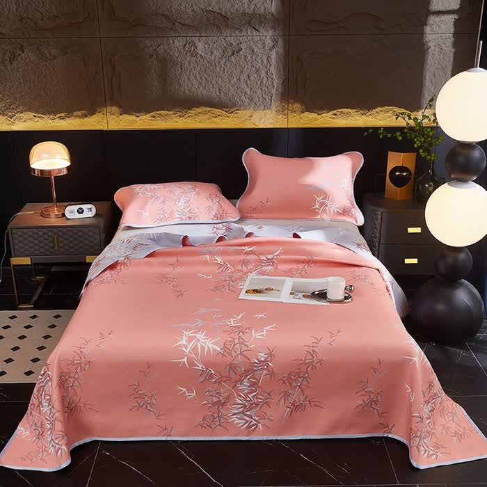 Cooling Reversible Rural Bamboo Coverlet