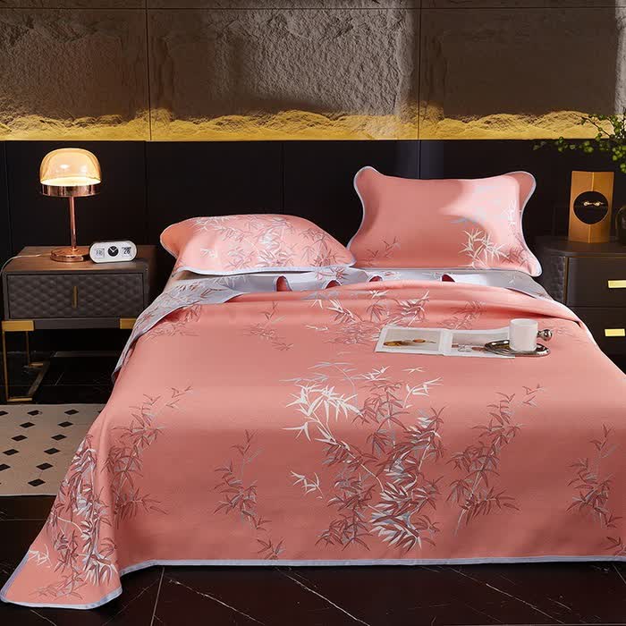 Cooling Reversible Rural Bamboo Coverlet