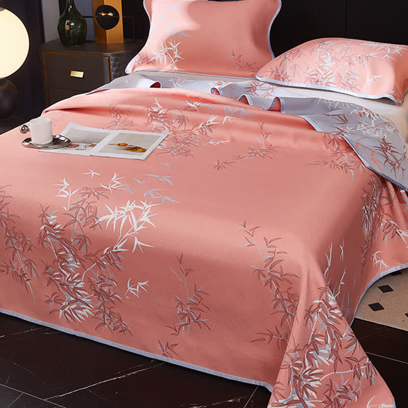 Cooling Reversible Rural Bamboo Coverlet
