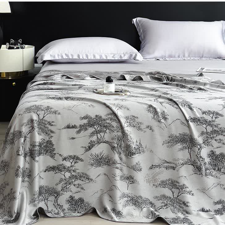 Landscape Bamboo Fiber Breathable Soft Quilt