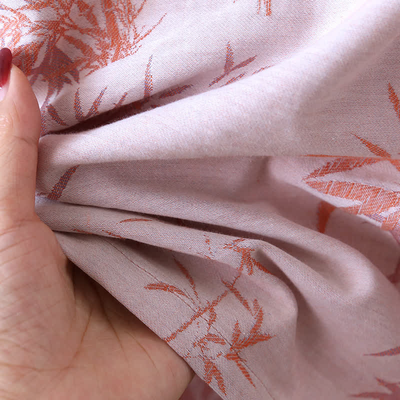 Vintage Jacquard Bamboo Cotton Gauze Nightgown