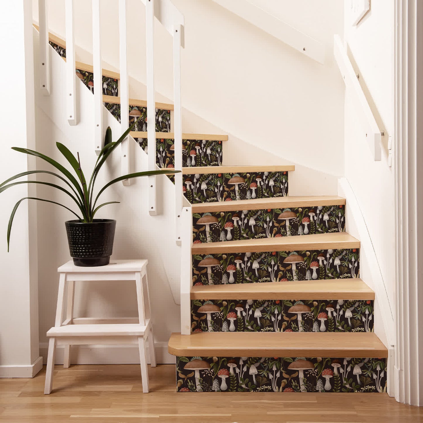 Mushroom Removable Decorative Stair Stickers
