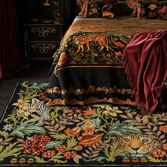 Tropical Jungle Washable Anti-slip Indoor Outdoor Rug