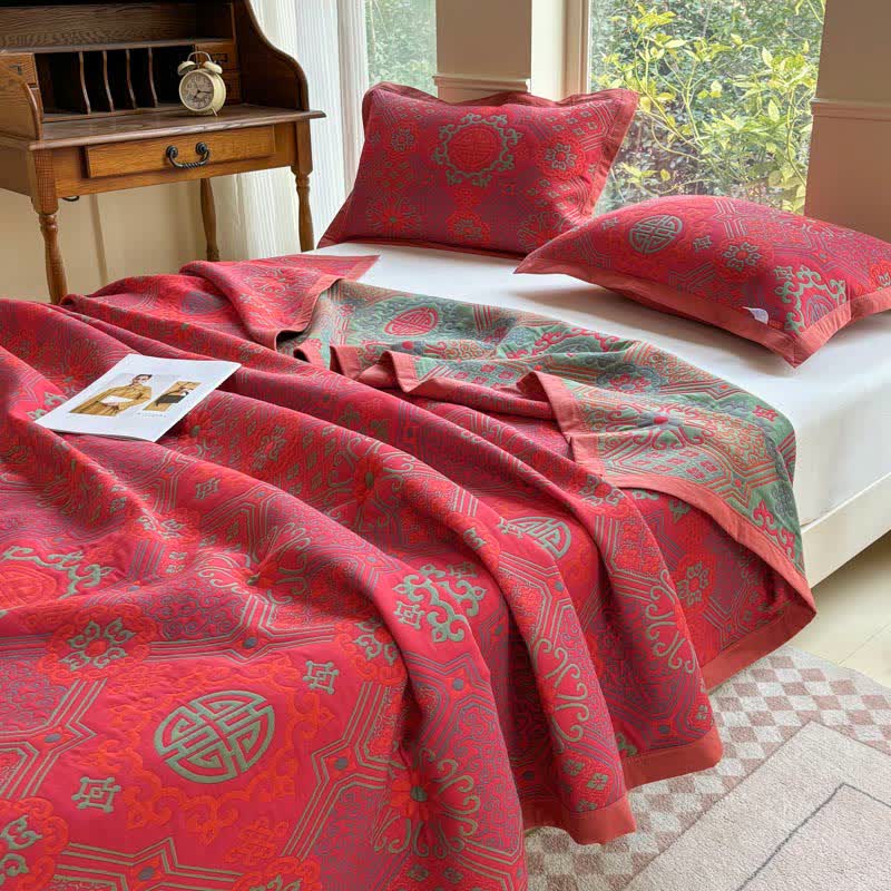 Three Layers Gauze Vintage Cotton Quilt