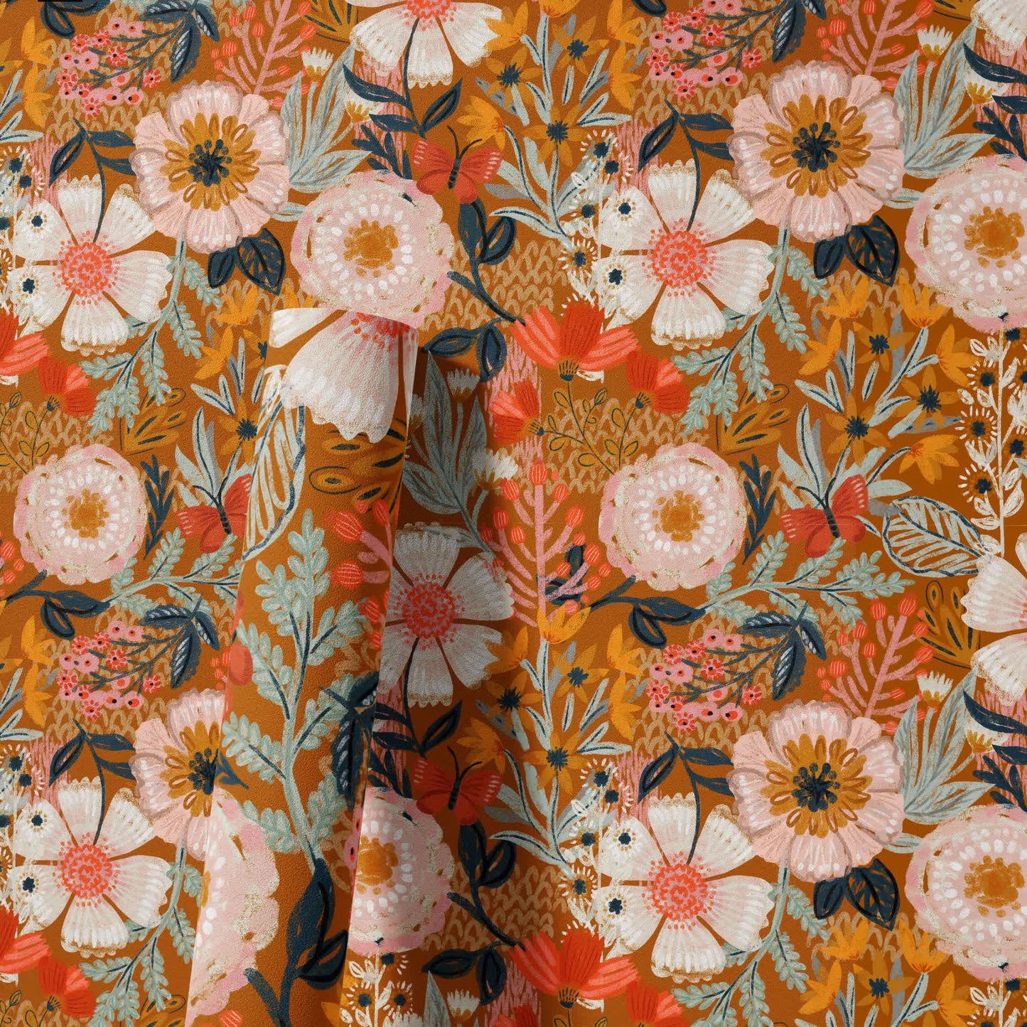 Elegant Floral DIY Peel and Stick Decorative Wallpaper