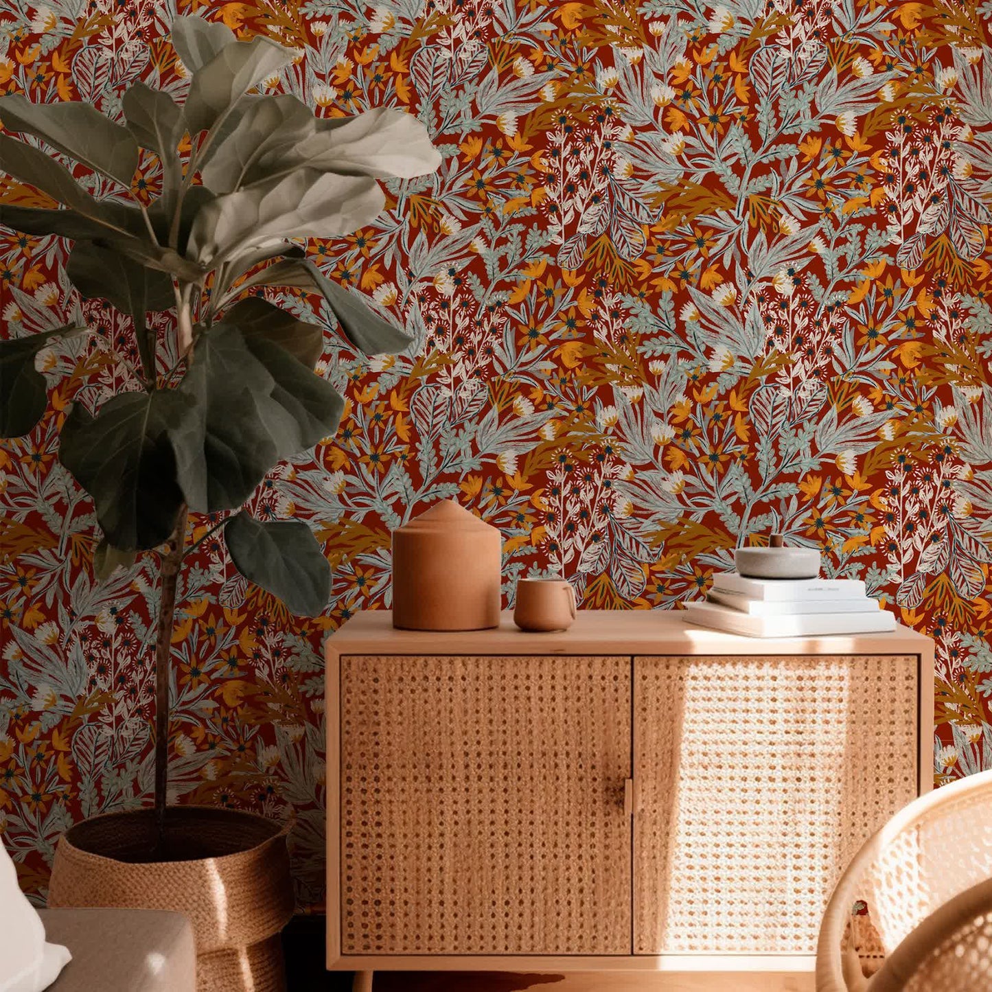 Rural Style Removable Peel and Stick Decorative Wallpaper