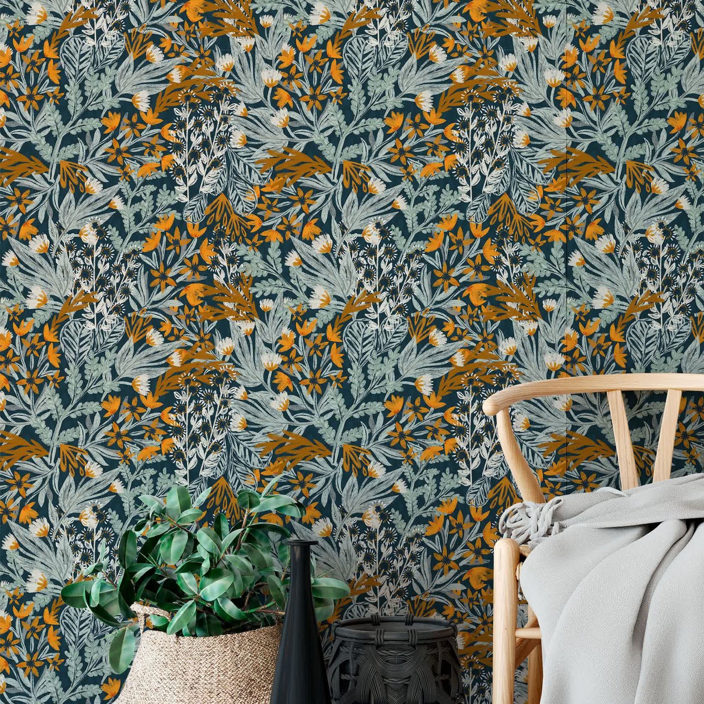 Rural Style Removable Peel and Stick Decorative Wallpaper