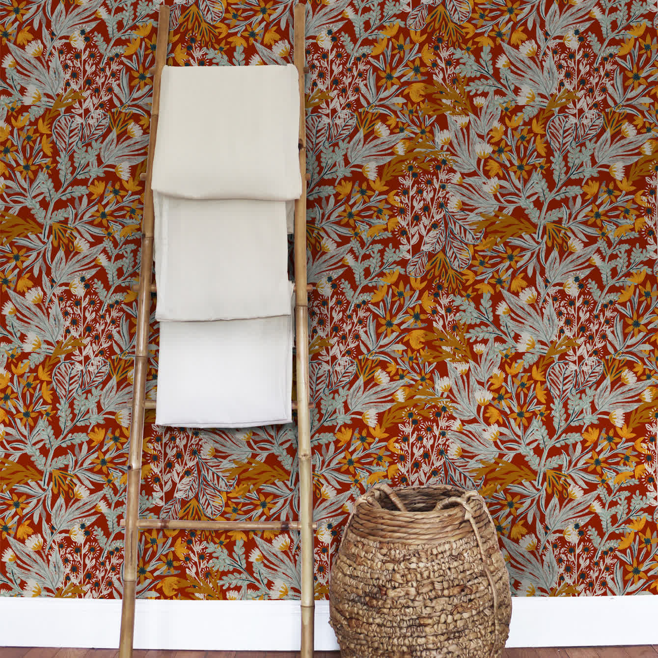 Rural Style Removable Peel and Stick Decorative Wallpaper