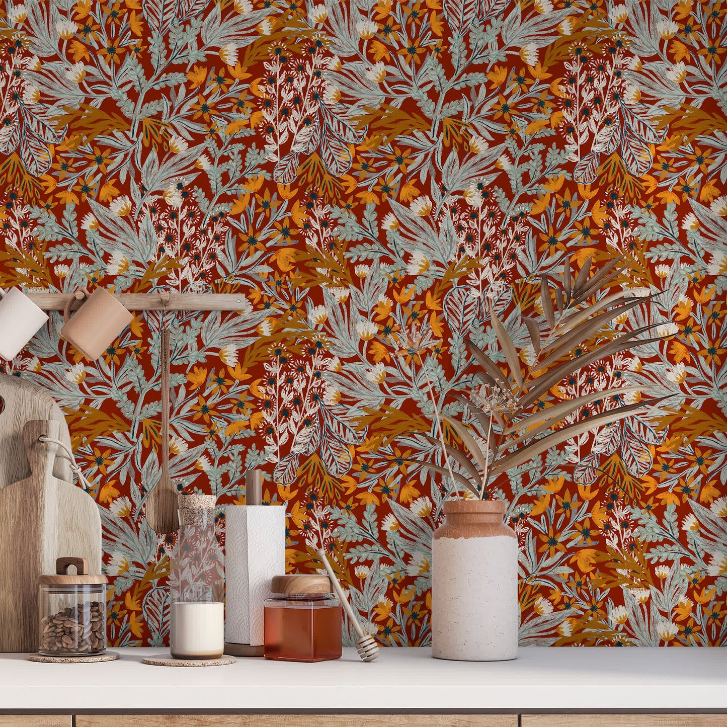 Rural Style Removable Peel and Stick Decorative Wallpaper