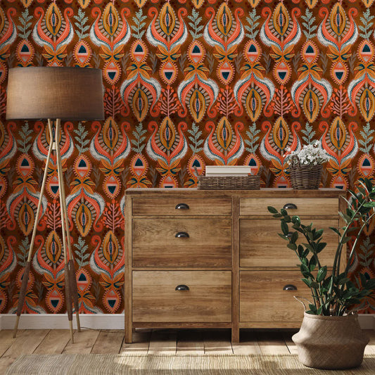 Removable Extoic Peel and Stick Decorative Wallpaper