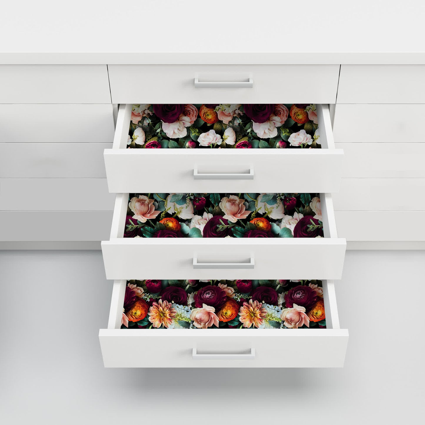 Removable DIY Blooming Flower Decorative Wallpaper