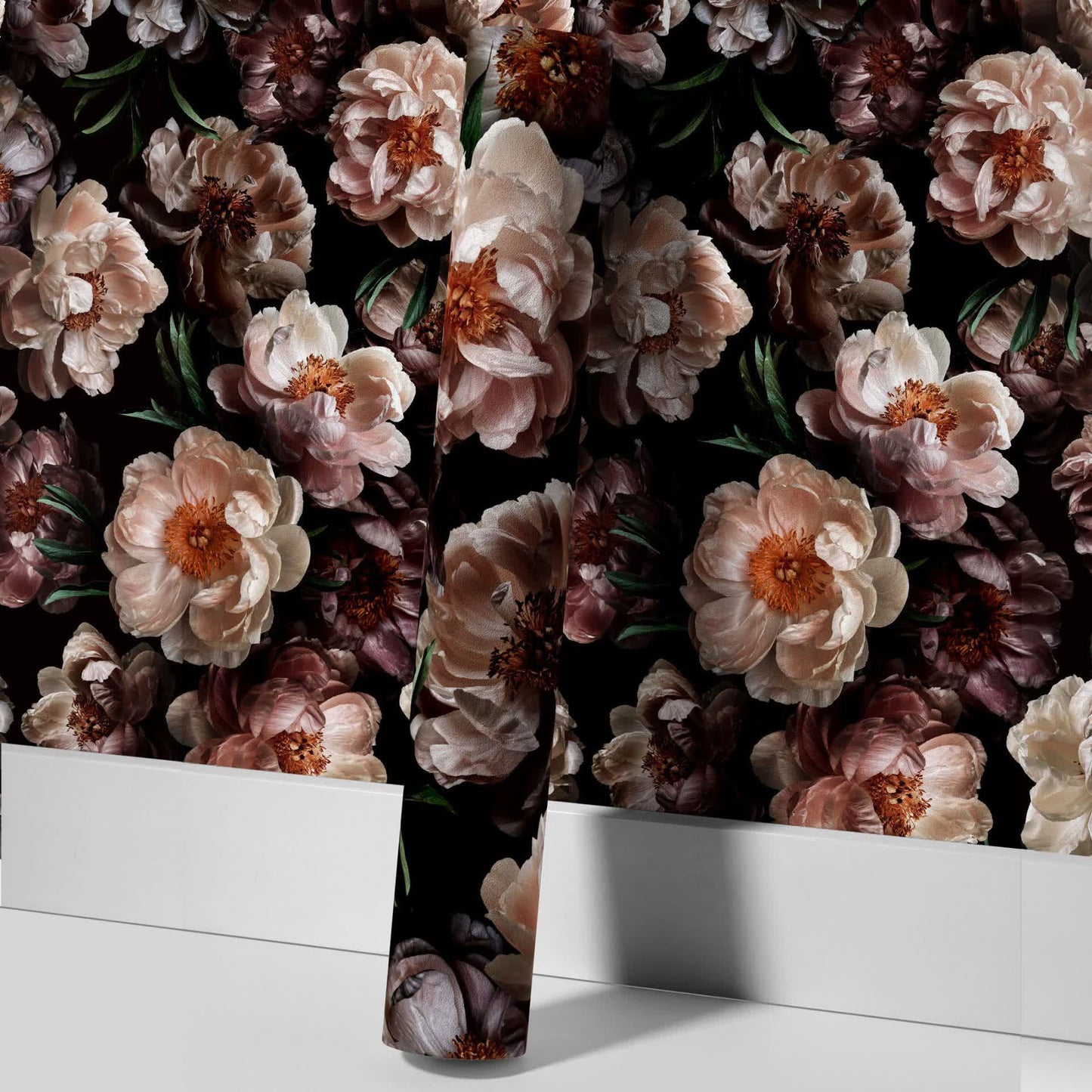 Removable DIY Blooming Flower Decorative Wallpaper