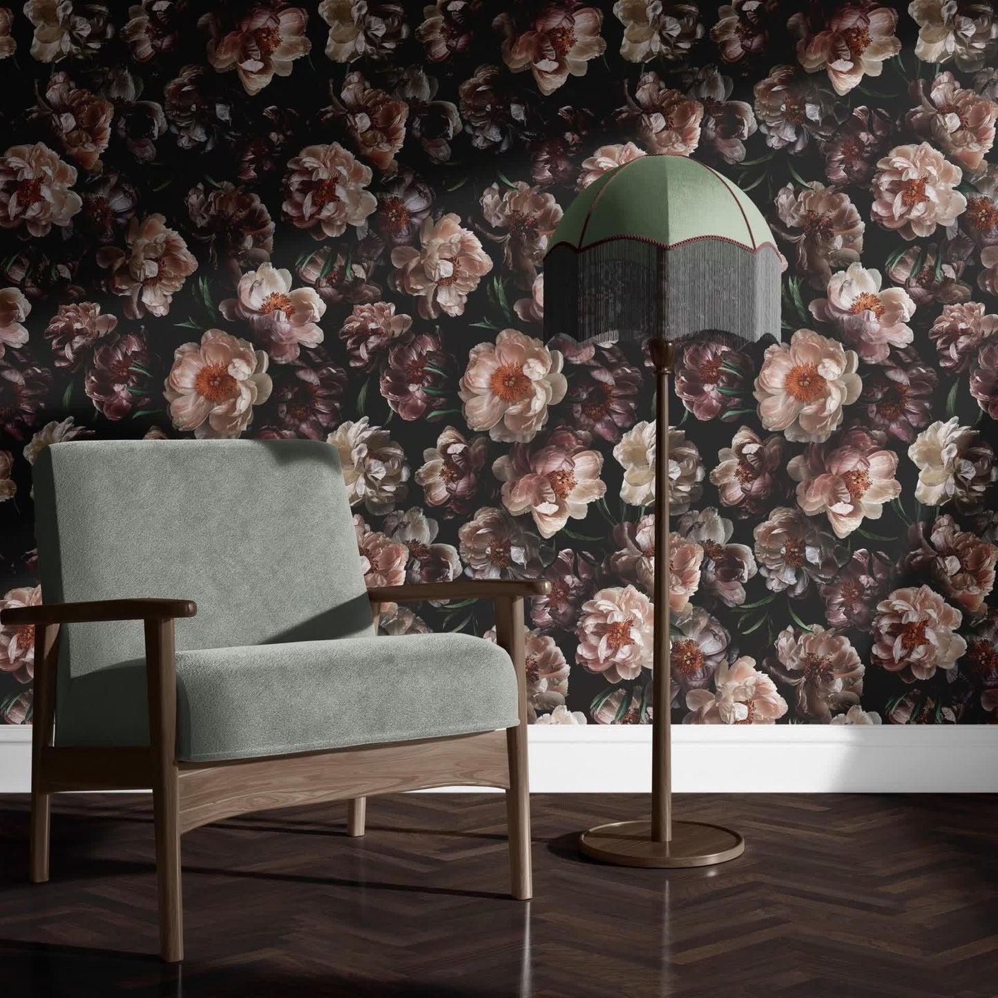 Removable DIY Blooming Flower Decorative Wallpaper