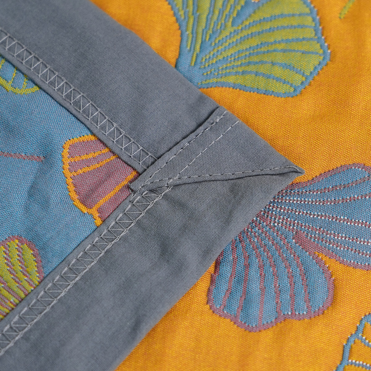 Ginkgo Leaf Cotton Reversible Quilt - image 11