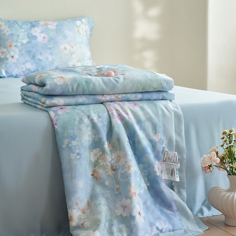 Rustic Floral Summer Bedding Set(4pcs)