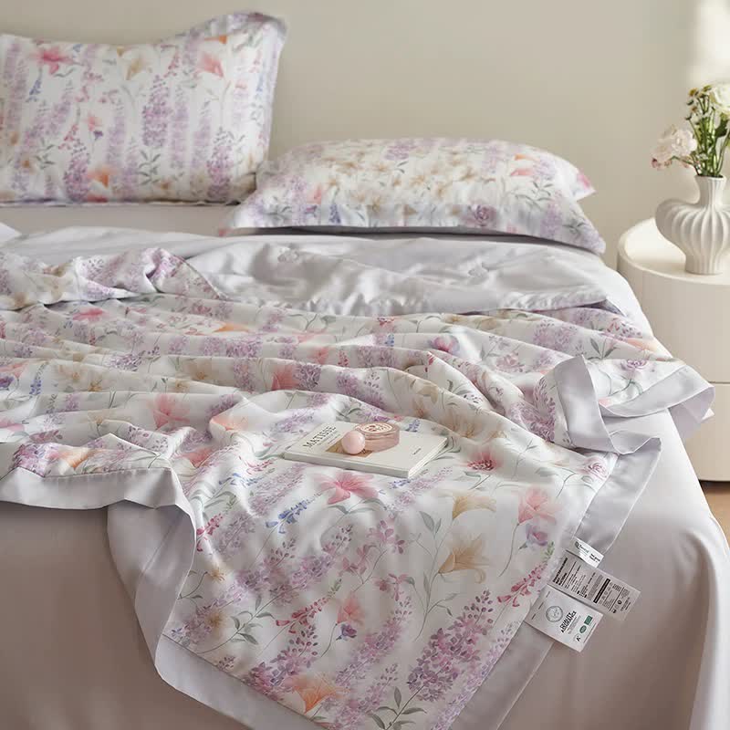 Rustic Lavender Summer Bedding Set(4pcs)
