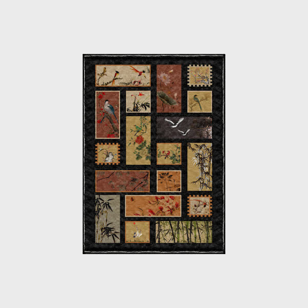 Floral Bird Soft Anti-slip Washable Area Rug