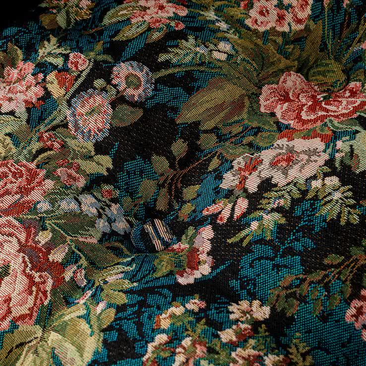 Vintage Peony Soft Floor Chair Cushion
