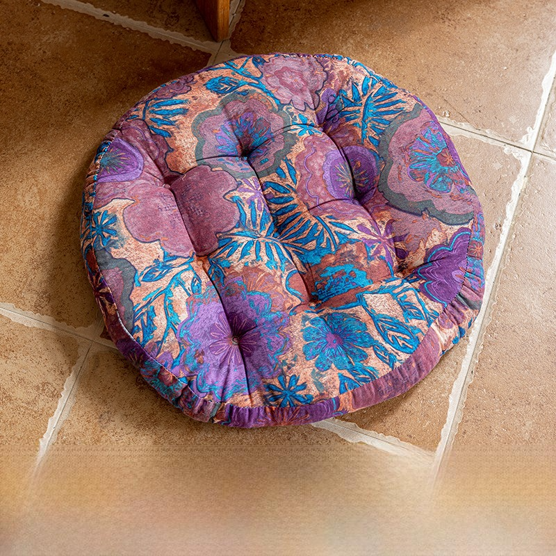 Bohemian Floral Decorative Comfy Floor Cushion